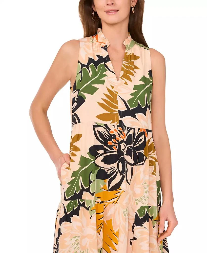 Vince Camuto Women's Sleeveless Tiered Maxi Dress 2
