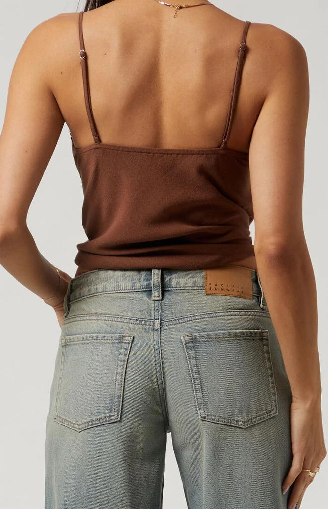 PacSun Casey Whisker Low Rise Baggy Jeans Light Indigo 5