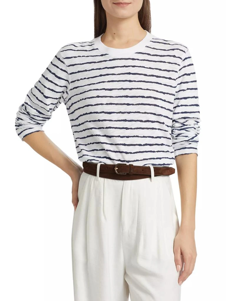 ATM Anthony Thomas Melillo Striped Cotton Jersey Long-Sleeve Shirt 3