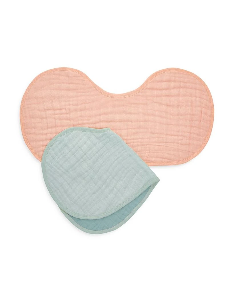 aden + anais Unisex Organic Cotton Burpy Bibs, 2 Pack 2
