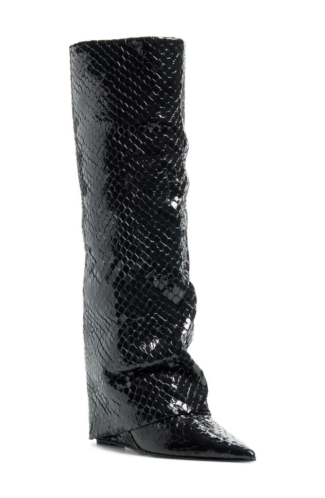Steve Madden Paley Snake Embossed Boot 1