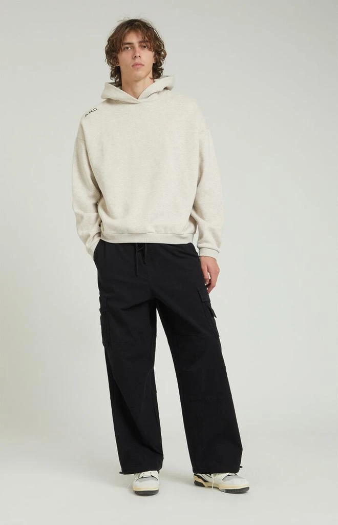 PacSun Stretch Black Extreme Baggy Cargo Pants 5