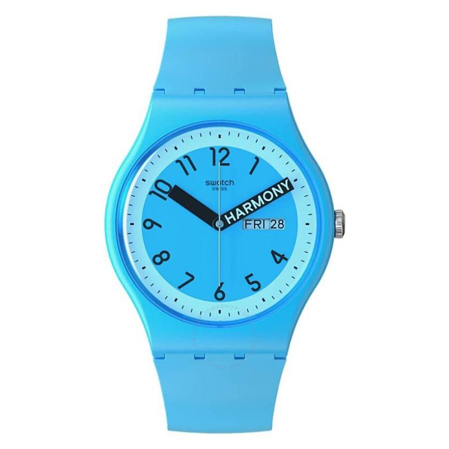 Swatch Pride Quartz Blue Dial Unisex Watch SO29S702