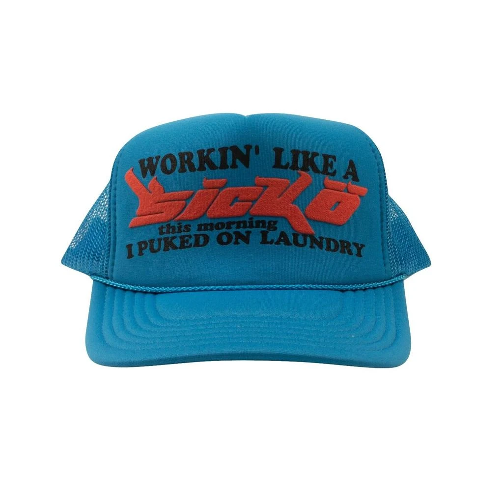 Sicko Teal Working Like a  Trucker Hat 2