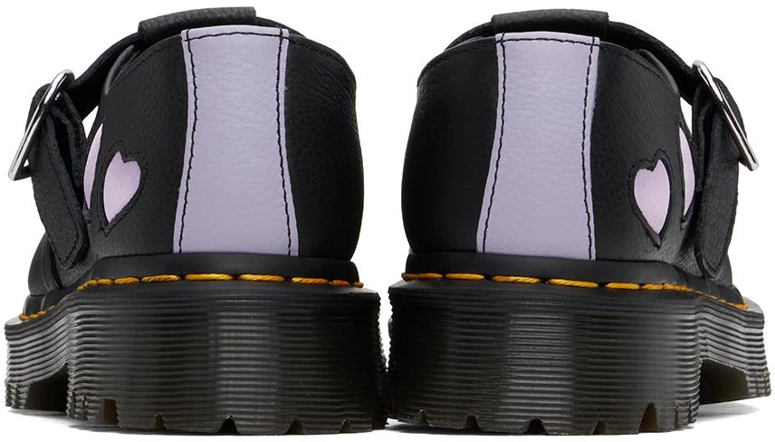 Dr. Martens Black Polley Heart Mary Jane Monkstraps 2