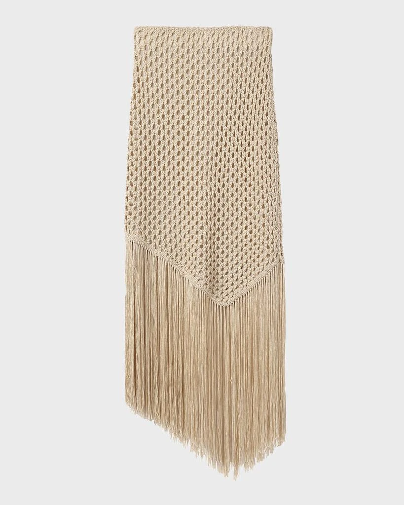 A.L.C. Leona Knit Fringe Midi Skirt 1
