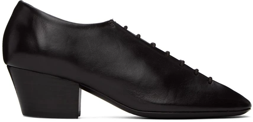 Lemaire Brown Heeled Derbies 1