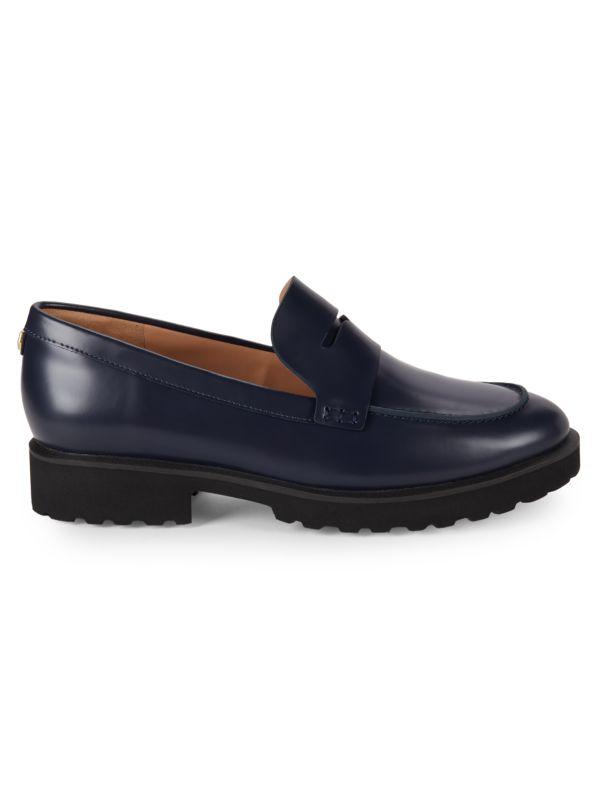 Cole Haan Geneva Leather Penny Loafers