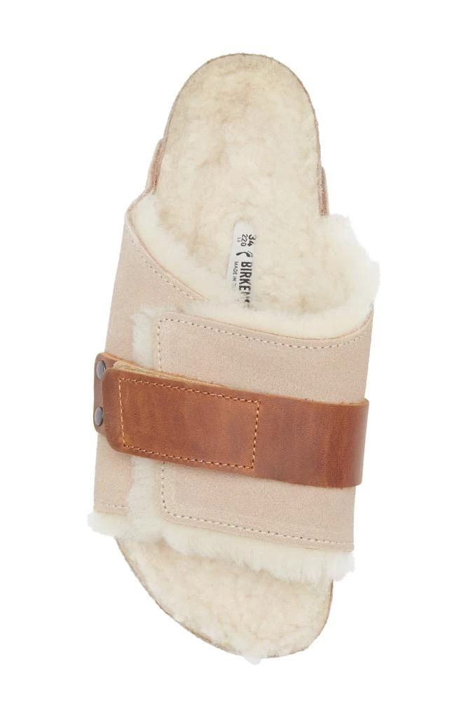 Birkenstock Kids
 Kyoto Genuine Shearling Lined Slide Sandal 5