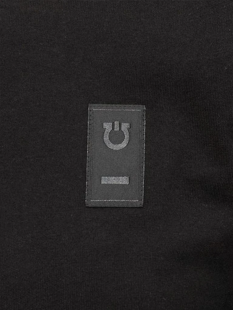Salvatore Ferragamo Classic Crew Neck Black T-Shirt With Tonal Logo 3