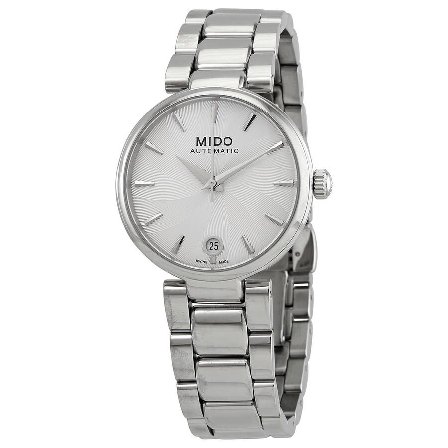 MIDO Baroncelli Automatic Silver Dial Ladies Watch M0222071103110