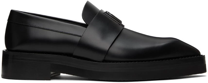 Balmain Black Ben Loafers 1