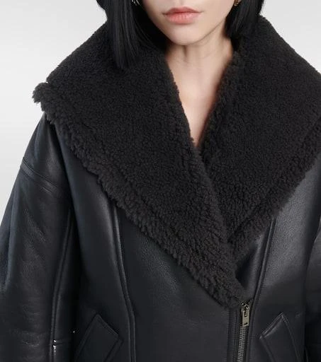 Acne Studios Shearling-lined leather jacket 4