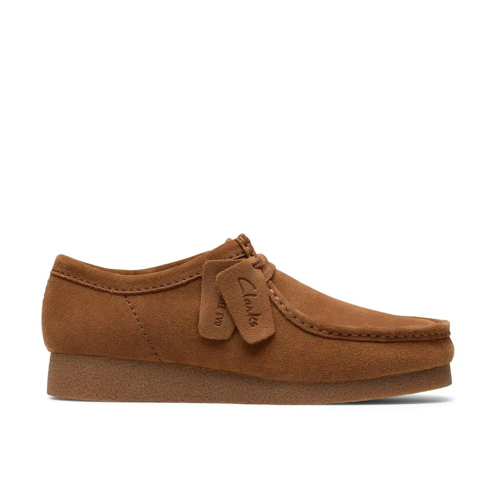 Clarks WallabeeEVO in Brown Suede