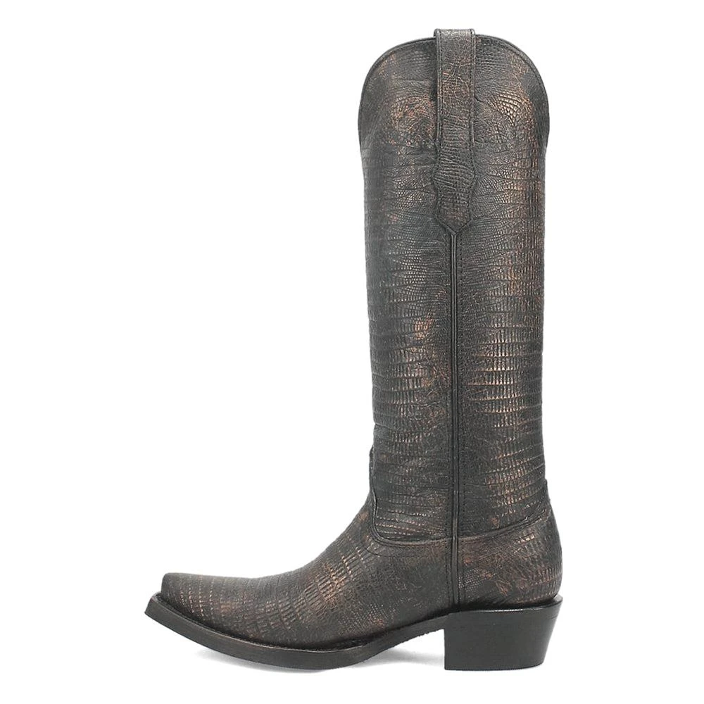 Dingo Athena Lizard Print Snip Toe Cowboy Boots 3