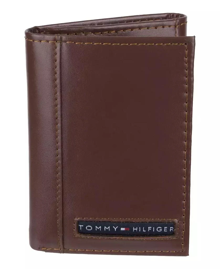 Tommy Hilfiger Men’s Genuine Leather Trifold Wallet 1