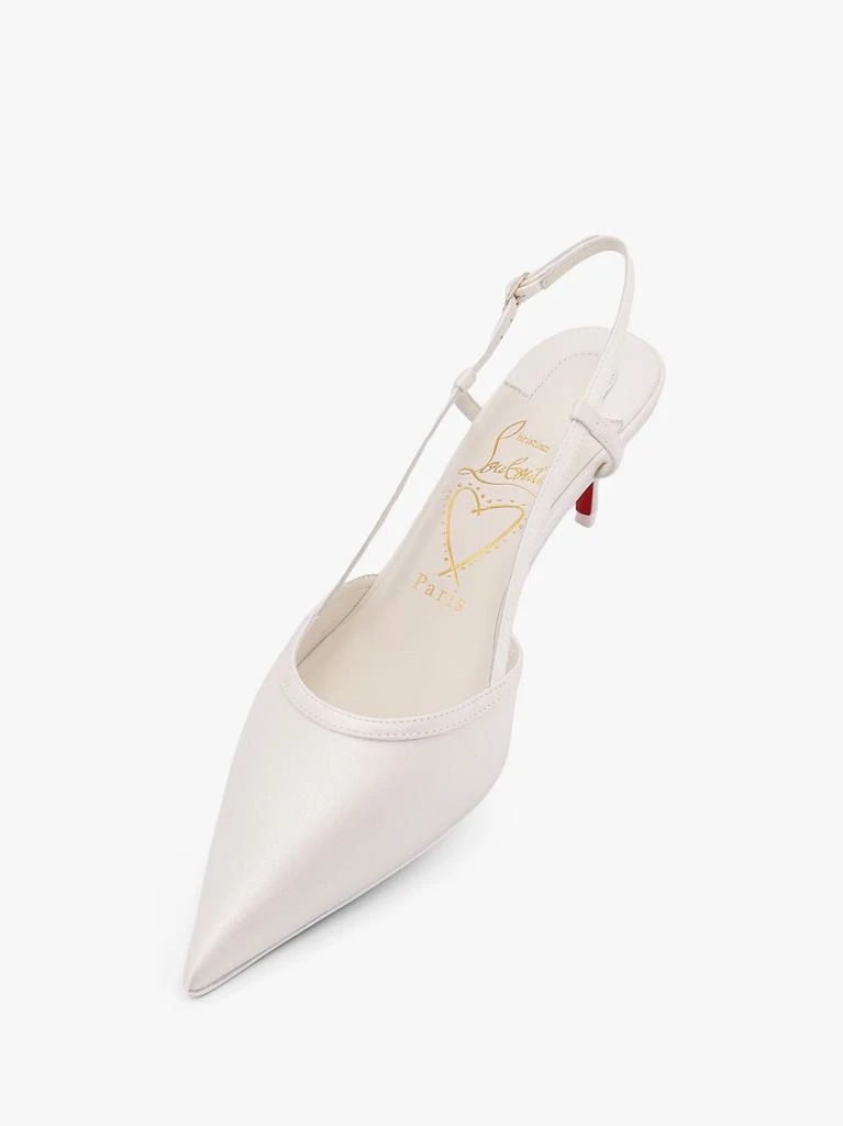 Christian Louboutin Miss z sling satin slingback with iconic red sole 4