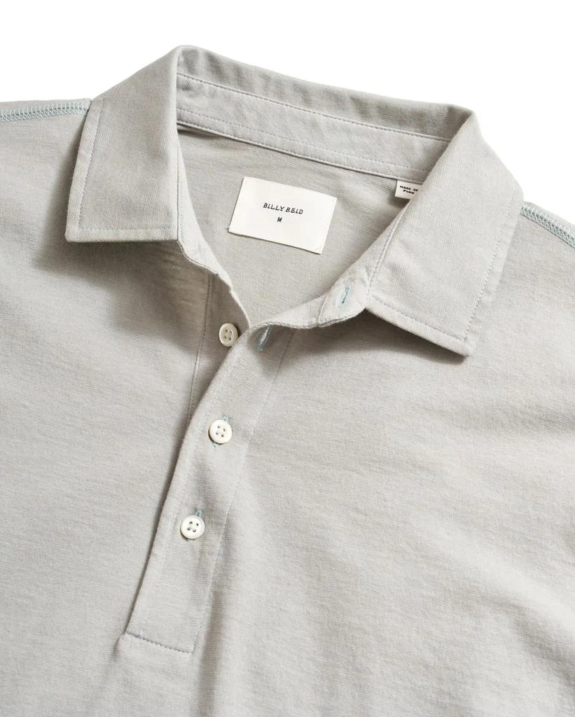 Billy Reid Stripe Pensacola Polo In Light Blue 4