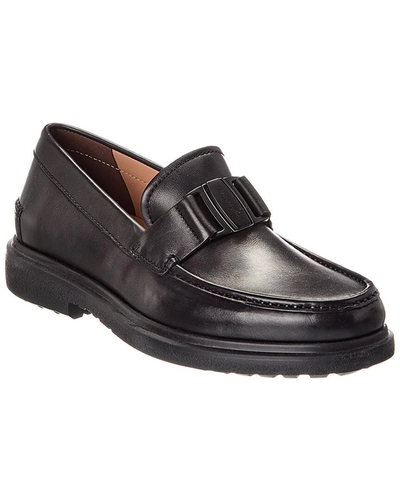 Salvatore Ferragamo Ferragamo Leather Loafer 1