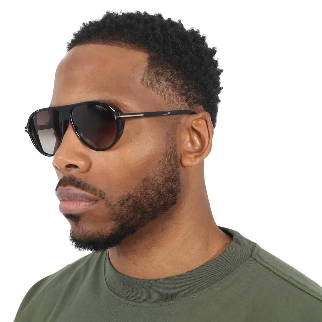 Tom Ford Marcus Smoke Gradient Pilot Men's Sunglasses FT1023 01B 60 2