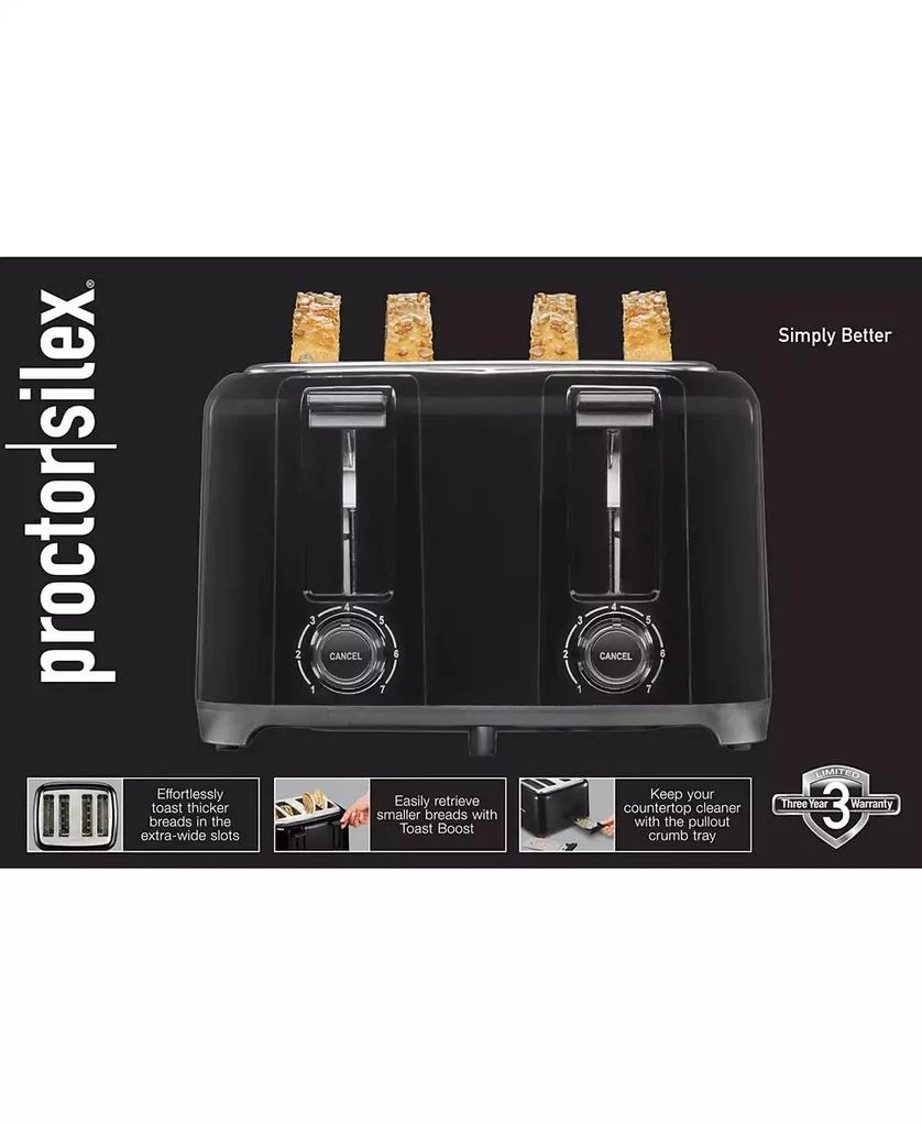 Proctor Silex Wide Slot 4-Slice Toaster 5