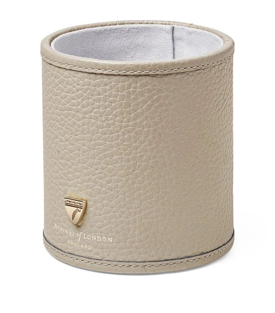 Aspinal of London Leather Round Pen Pot 3