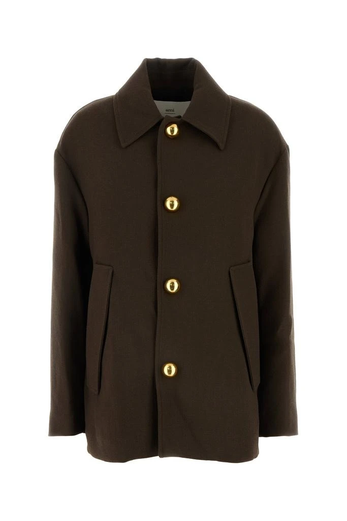 AMI Brown wool jacket