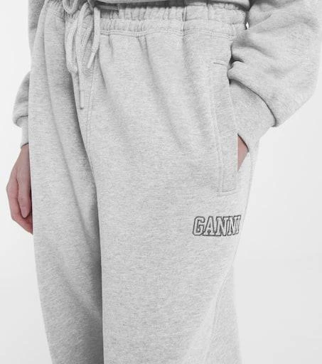 Ganni Isoli cotton-blend jersey sweatpants 4