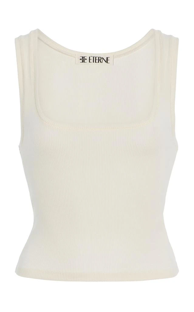 ÉTERNE Éterne - Cotton-Modal Tank - White - L - Moda Operandi 1