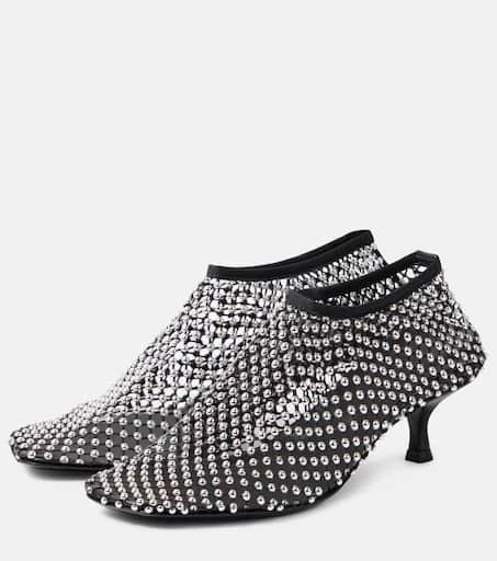 Christopher Esber Minette embellished fishnet pumps 4
