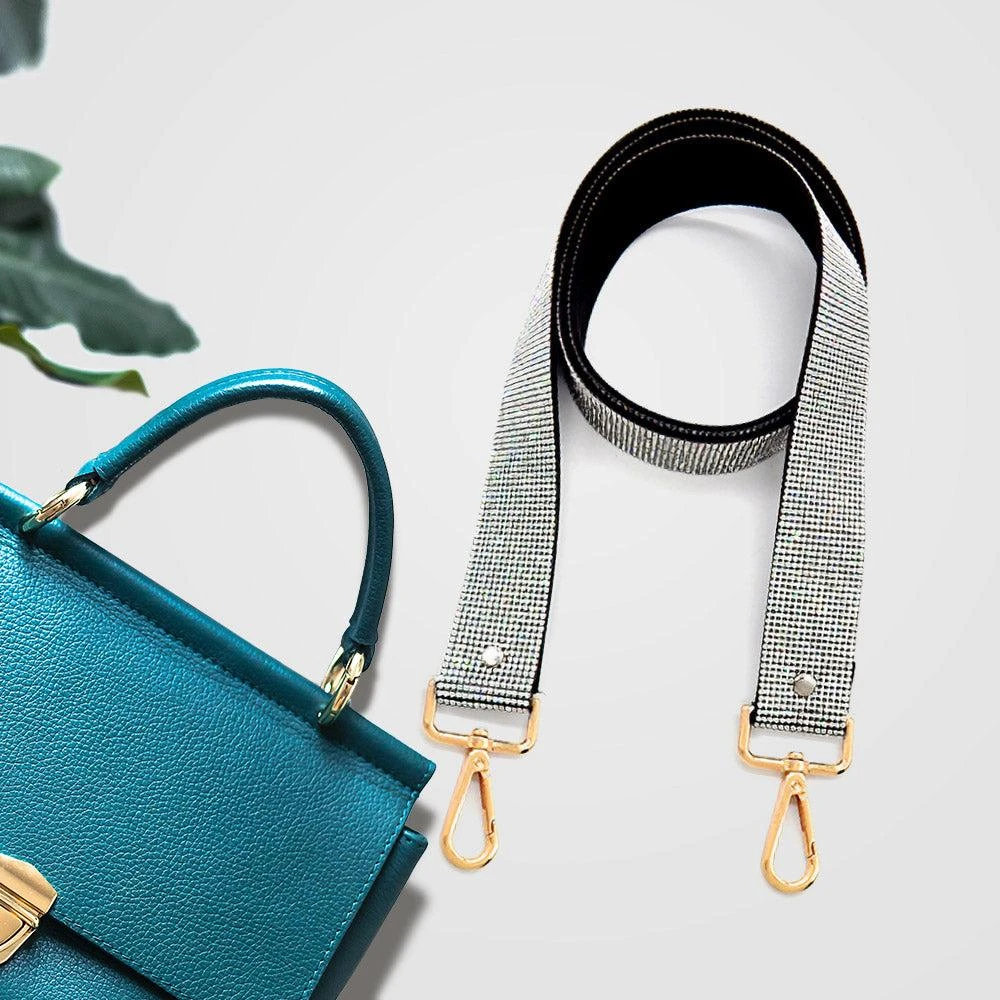 FASHNZFAB Bling Solid Bag Strap