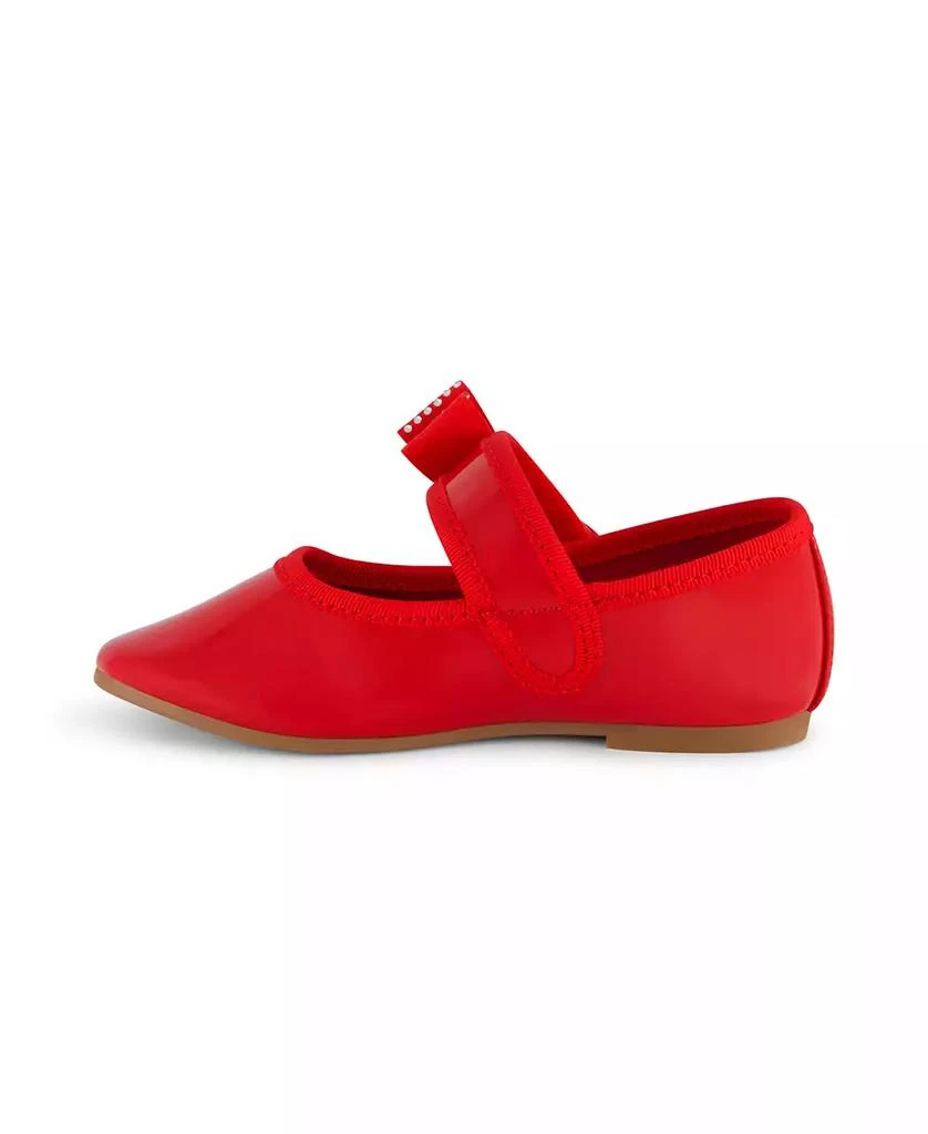 Jessica Simpson Toddler Girls Amy Crystal Bow Ballet Flat 9