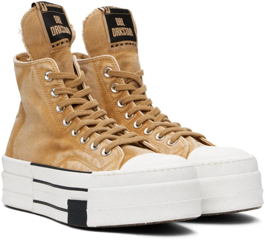 Rick Owens Orange Converse Edition DBL Drkstar Sneakers 4