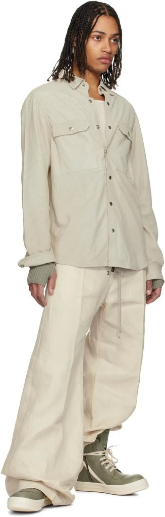 Rick Owens Green Hollywood Rasato Knit Arm Warmers 3