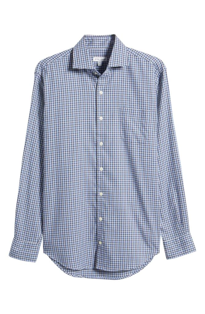 Peter Millar Plaid Stretch Flannel Button-Up Shirt 6