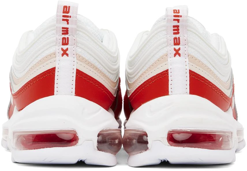 Nike White & Red Air Max 97 Sneakers 2