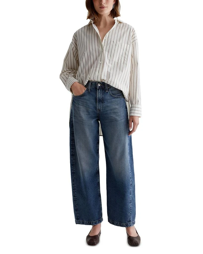 AG Hattie High Rise Barrel Leg Jeans in Bari 2