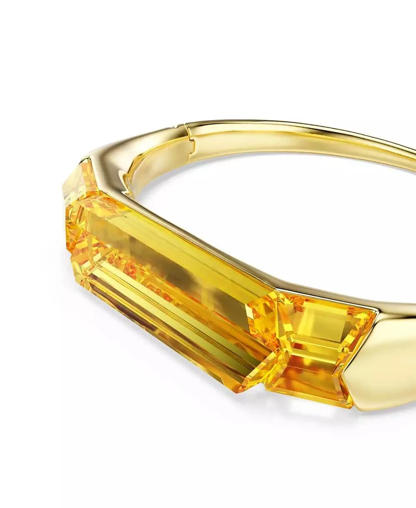 Swarovski Lucent Gold-Tone Plated Bangle Bracelet 5