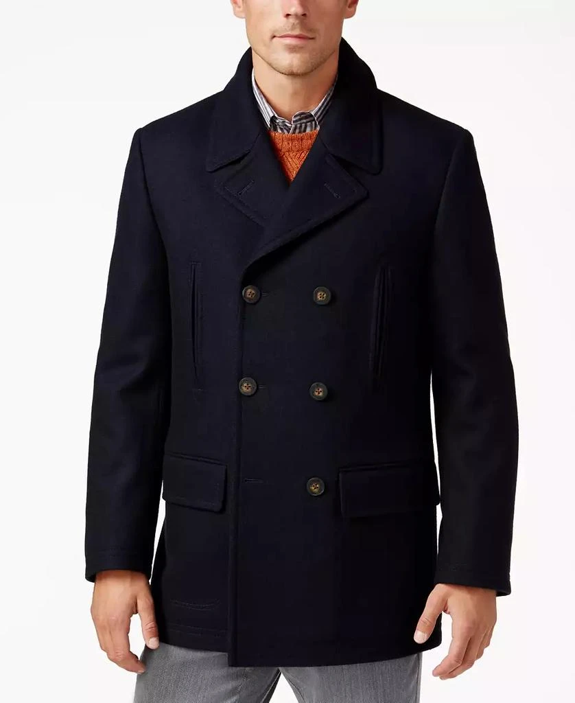 Ralph Lauren Luke Wool-Blend Classic-Fit Peacoat 1
