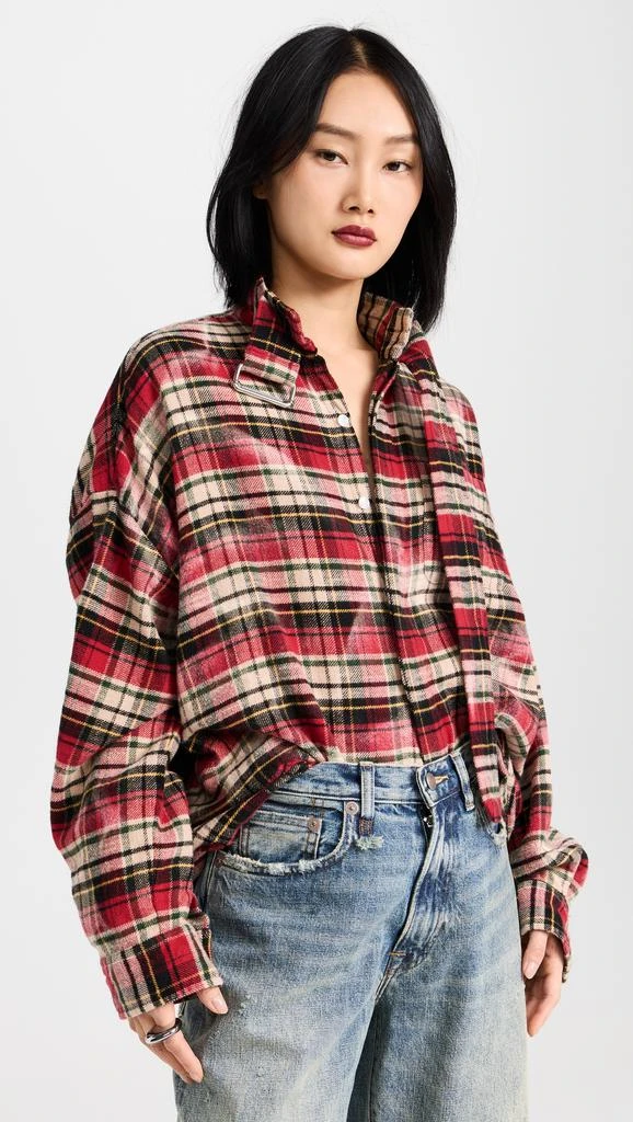 R13 Belt Neck Oversized Shirt 6