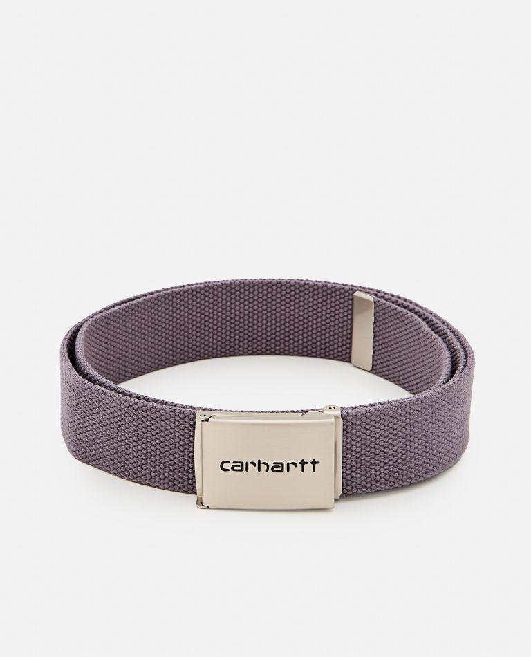 Carhartt WIP Clip Belt Chrome - Belts - BeyondStyle