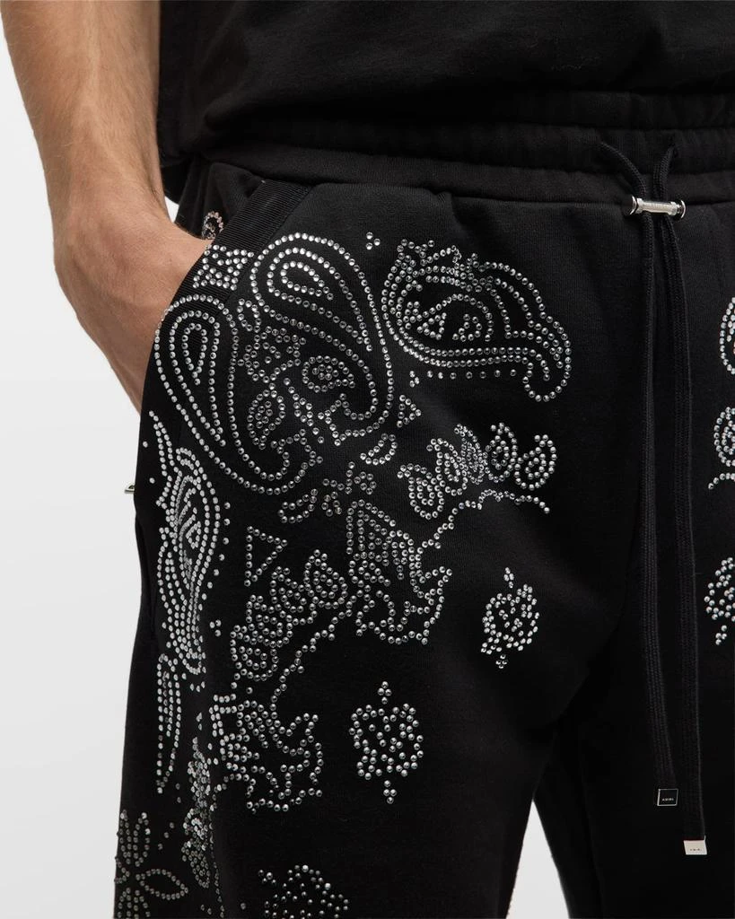 AMIRI Men's Crystal Bandana Sweatpants 5