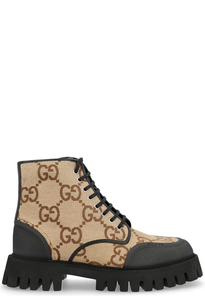 Gucci Gucci Maxi GG Lace-Up Boots 1