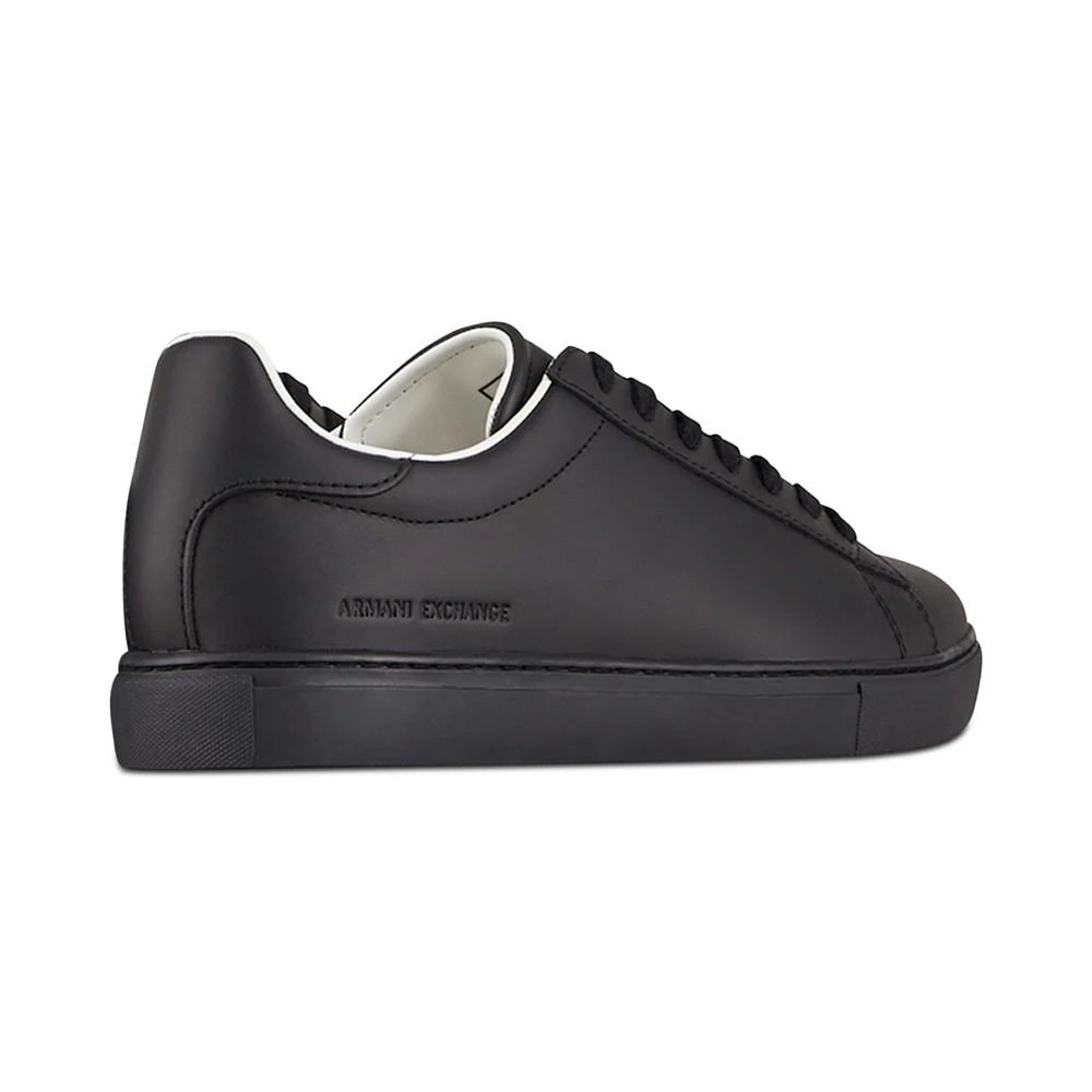 A|X Armani Exchange Men's Low Top Leather Sneaker 4