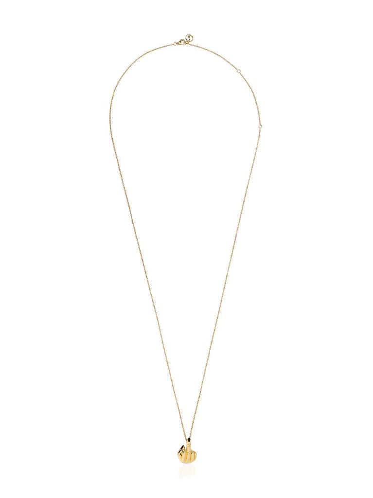 Anissa Kermiche French For Goodnight pendant necklace - women -  Plated Silver/Enamel
