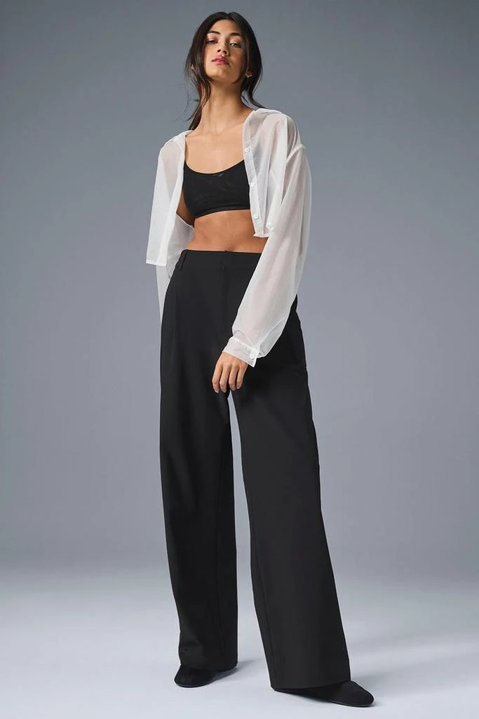 Alo High-Waist Pursuit Trouser (Regular) - Black 5