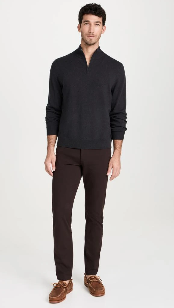 Theory Hilles Cashmere Quarter Zip Sweater 4