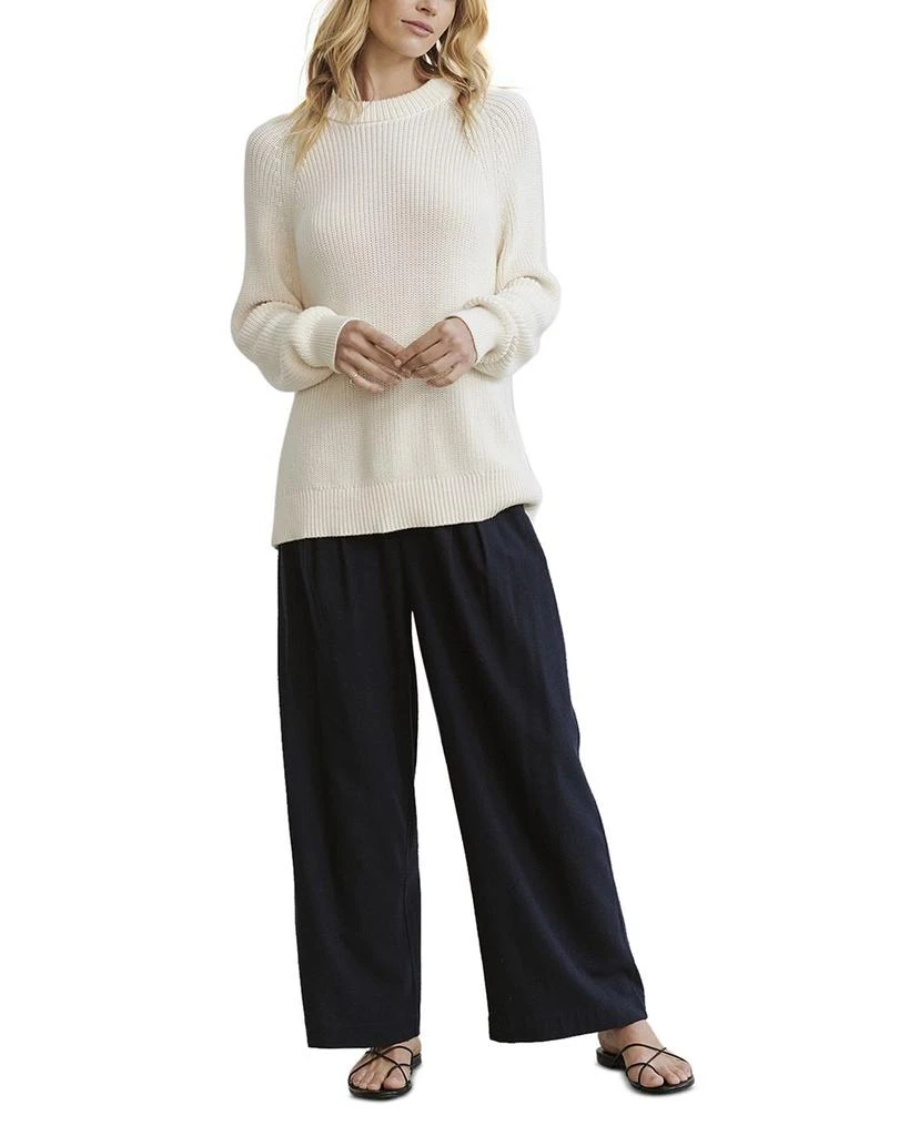 Jenni Kayne Oversized Cotton Fisherman Sweater 2