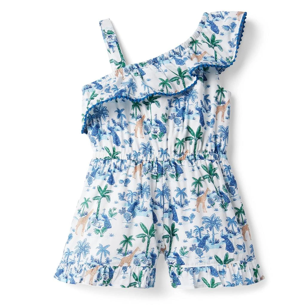 Janie and Jack Scenic Print Romper (Toddler/Little Kids/Big Kids) 2