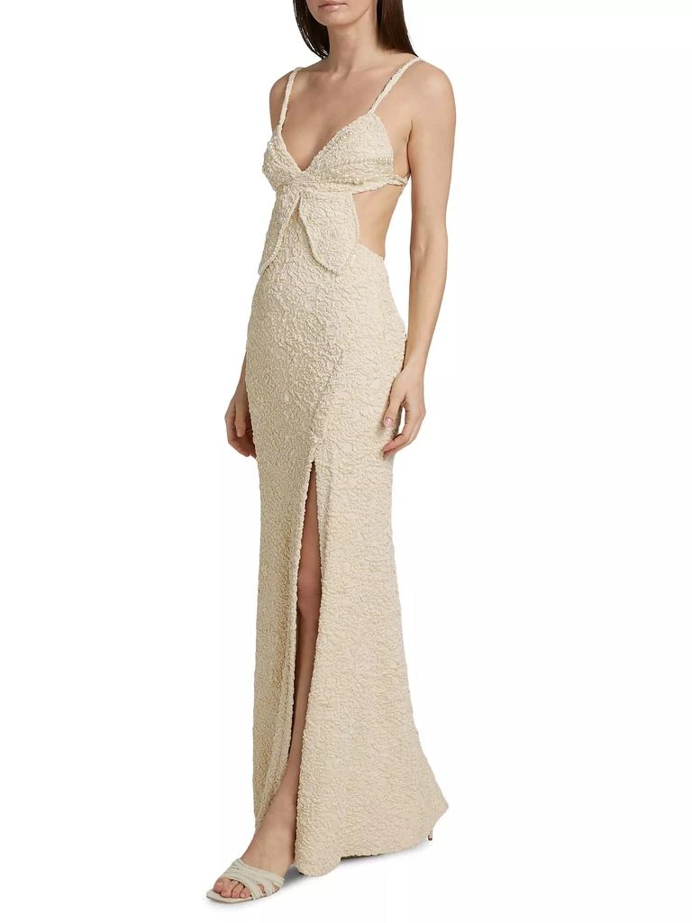 PatBO Papillon Jacquard Butterfly Maxi Dress 4
